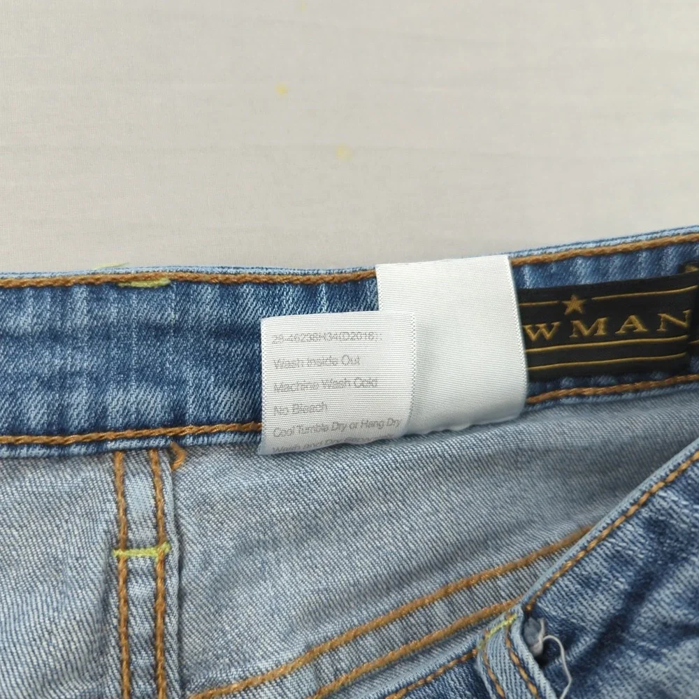 Vintage Lawman Jeans Womens 5 6 Blue Boot Cut Embelished Pockets Western Rodeo‎
